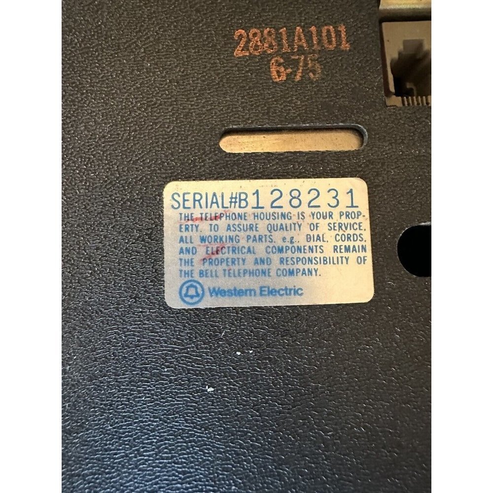 Western Electric Wood Box Telephone Serial # B128231 Secret Hidden Phone Works - Picture 8 of 11